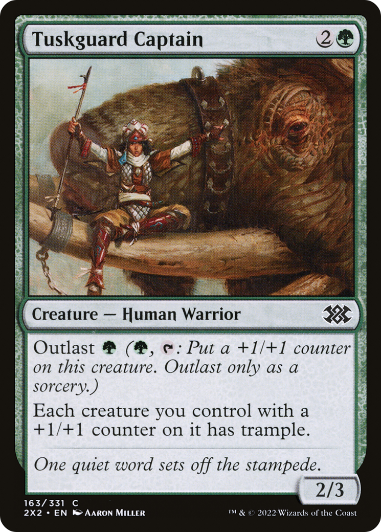 Tuskguard Captain (2X2-163) -  Foil