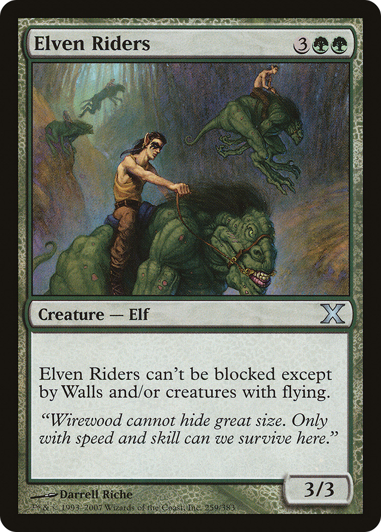 Elven Riders (10E-259) -  Foil