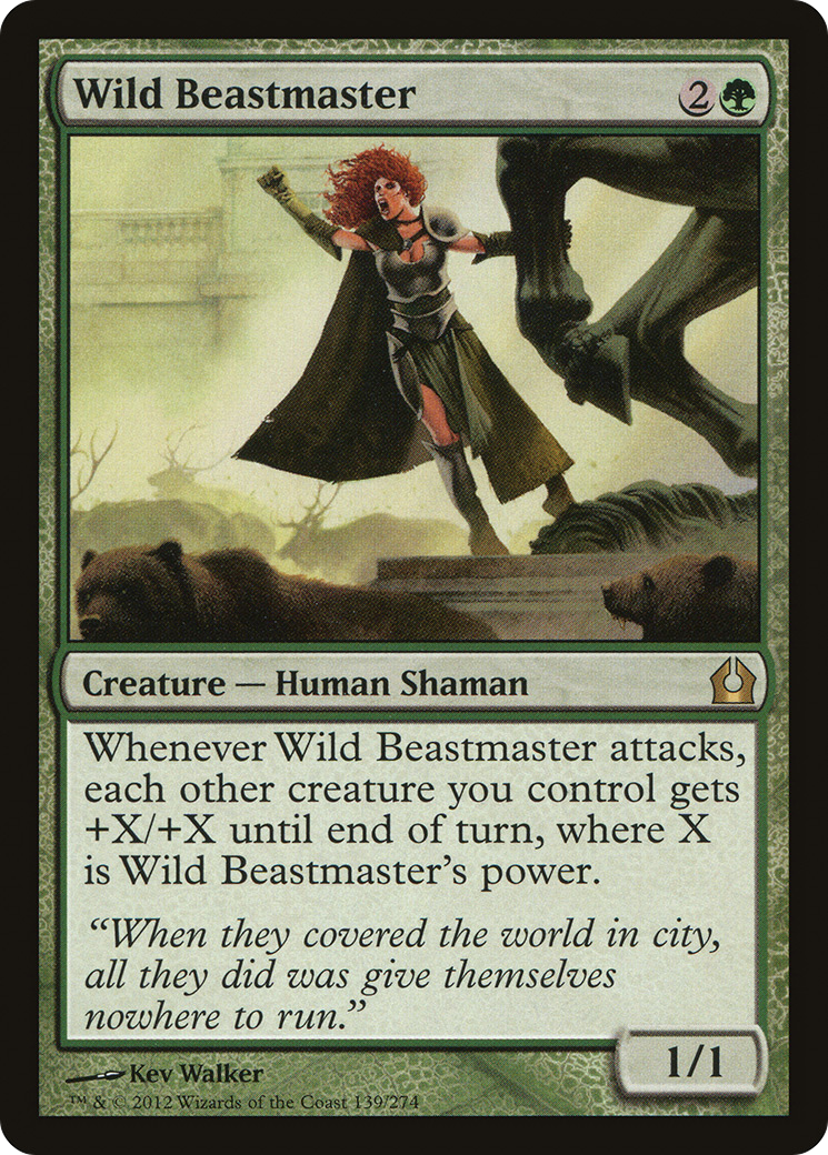 Wild Beastmaster (RTR-139) -  Foil