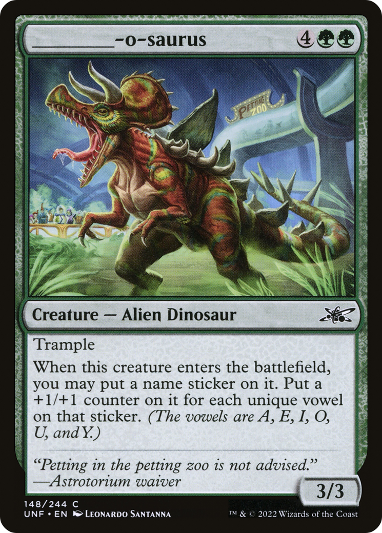 _____-o-saurus (UNF-148) -  Foil