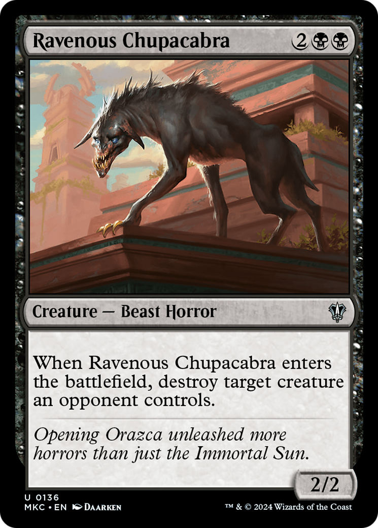 Ravenous Chupacabra (MKC-136) -