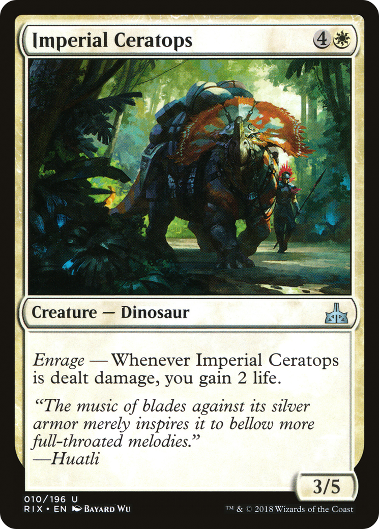 Imperial Ceratops (RIX-010) -  Foil