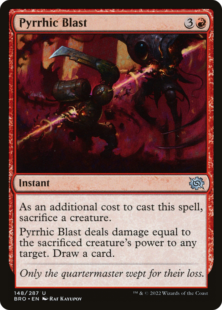 Pyrrhic Blast (BRO-148) -  Foil