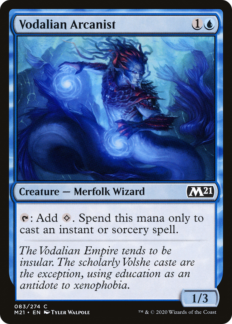 Vodalian Arcanist (M21-083) -  Foil