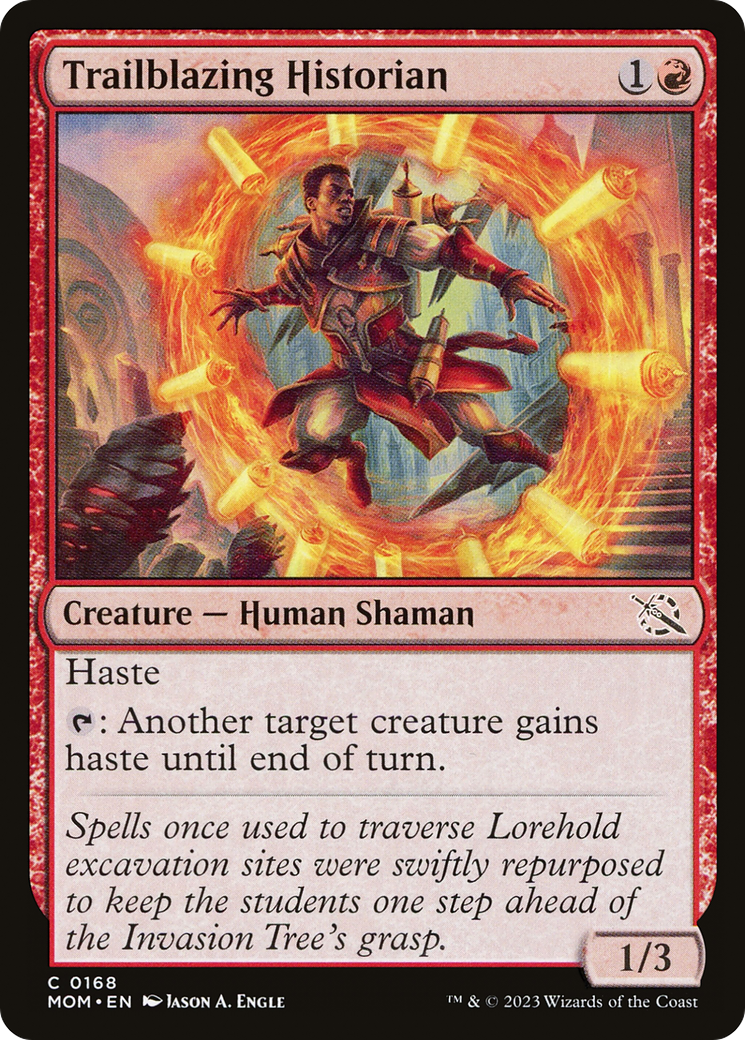 Trailblazing Historian (MOM-168) -  Foil