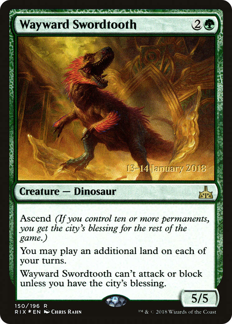 Wayward Swordtooth (PRE-150S) -  Foil