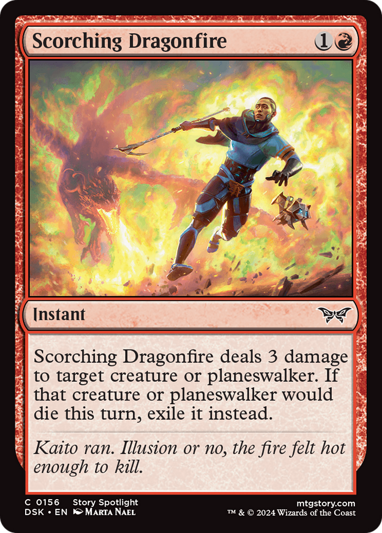 Scorching Dragonfire (DSK-156) -  Foil