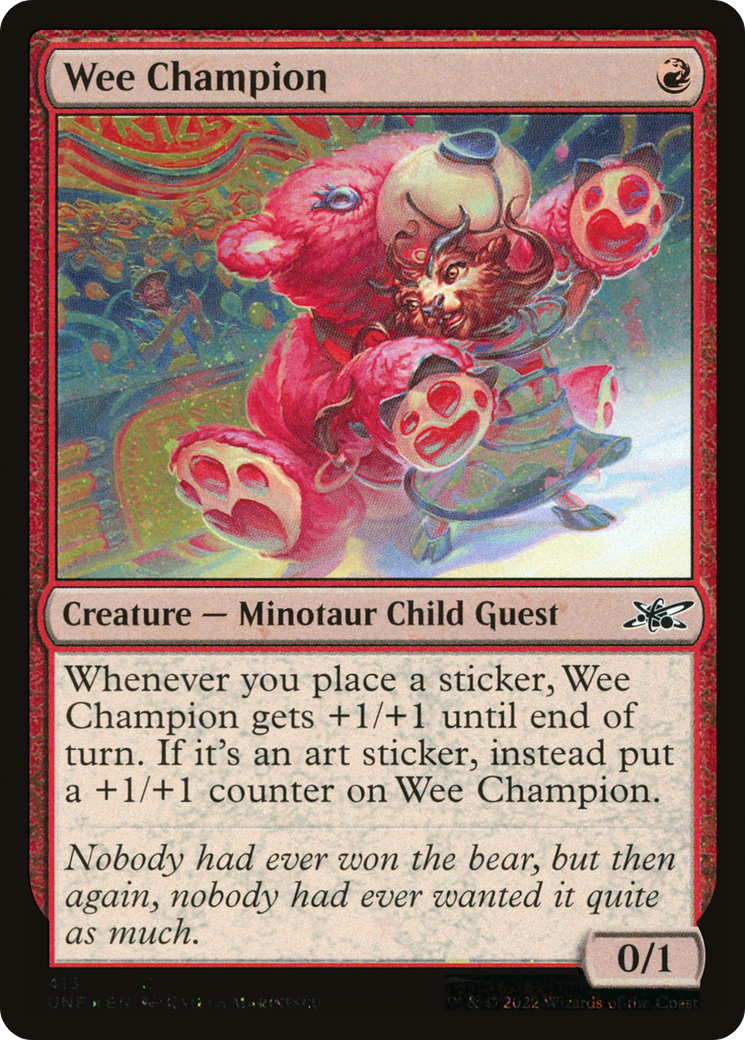 Wee Champion (UNF-413) -  Foil