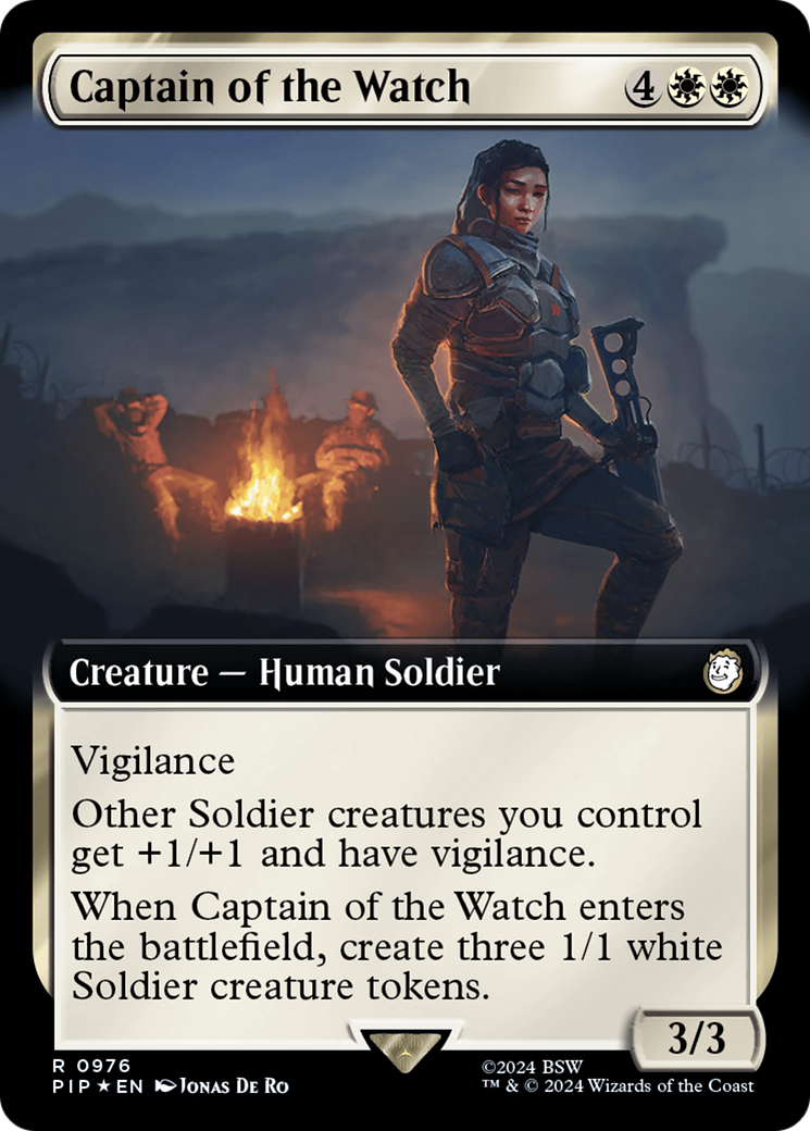 Captain of the Watch (PIP-976) - : (Extended Art) Foil