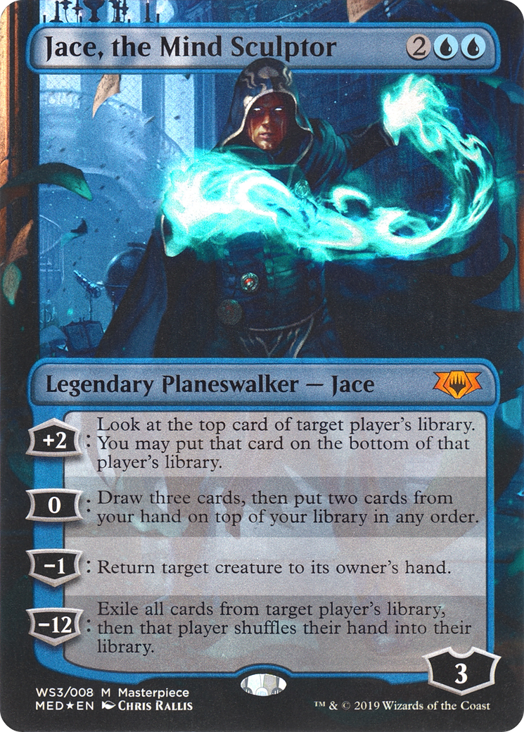 Jace, the Mind Sculptor (MED3-WS3) -  (Borderless) Foil