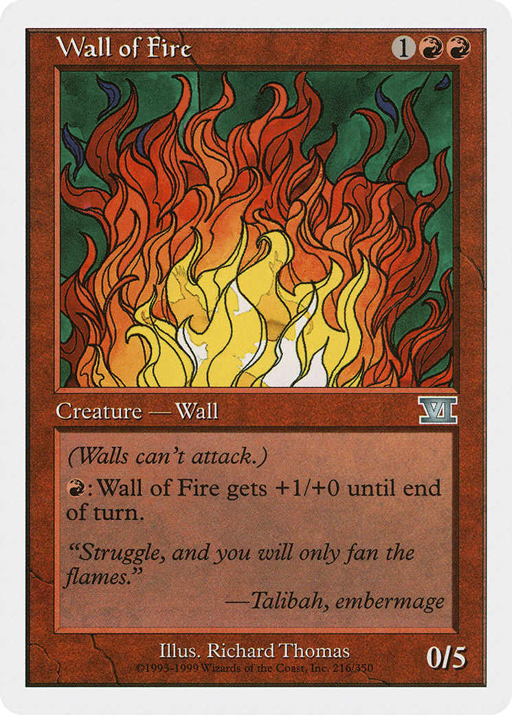 Wall of Fire (6ED-216) -