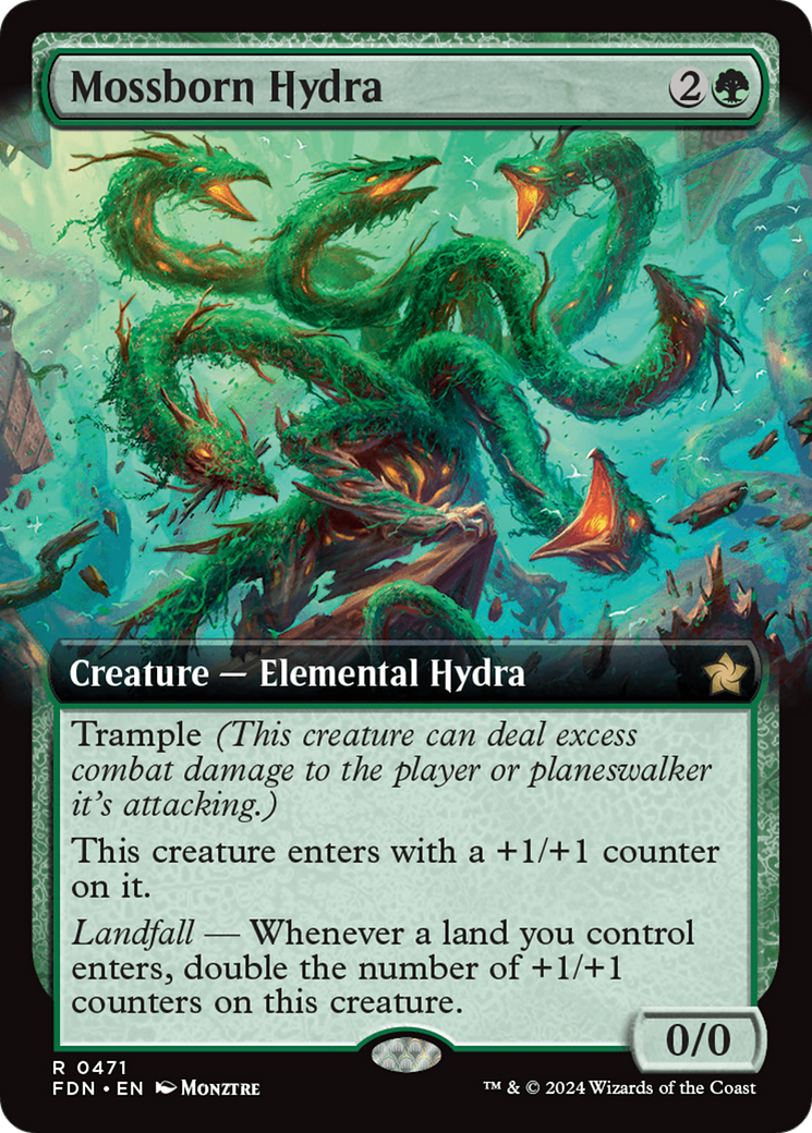 Mossborn Hydra (FDN-471) - : (Extended Art)