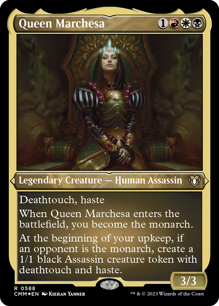 Queen Marchesa (CMM-588) -  Etched Foil