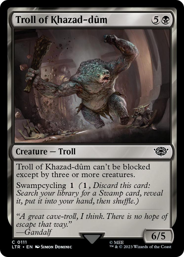 Troll of Khazad-dûm (LTR-111) -  Foil