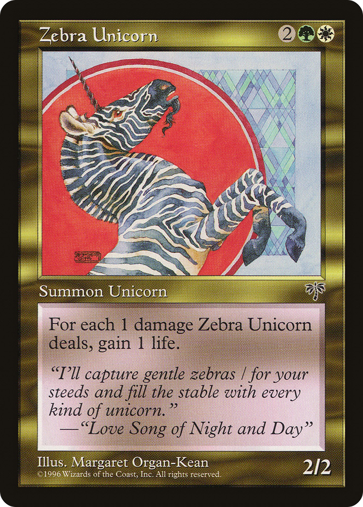 Zebra Unicorn (MIR-290) -