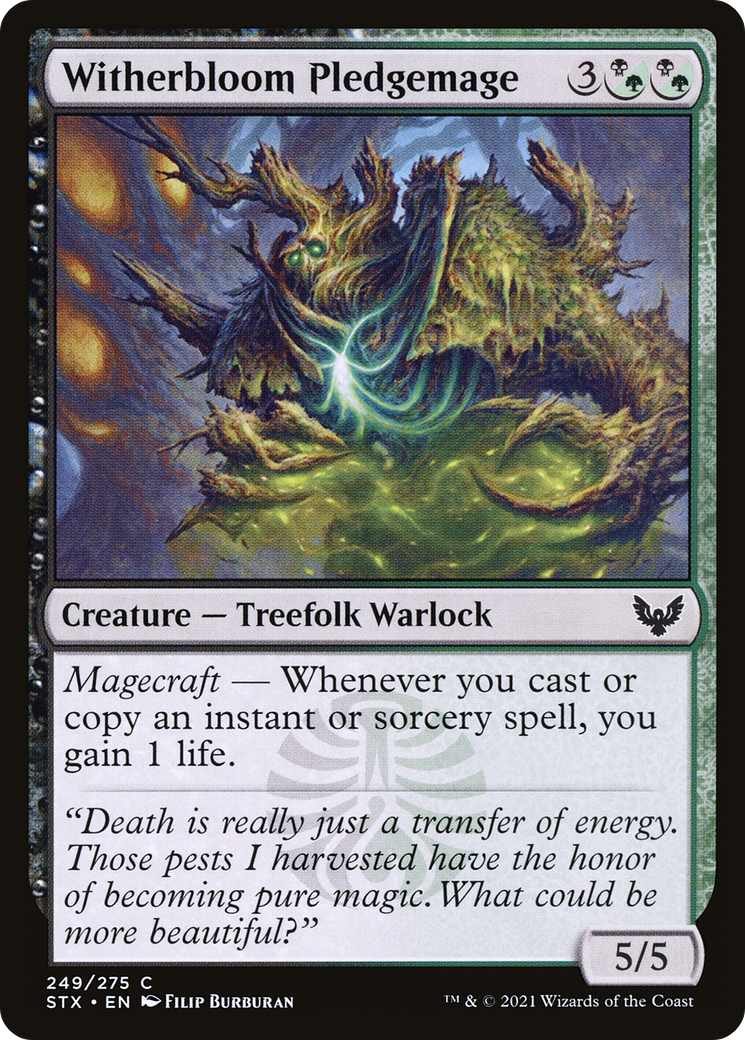 Witherbloom Pledgemage (STX-249) -  Foil