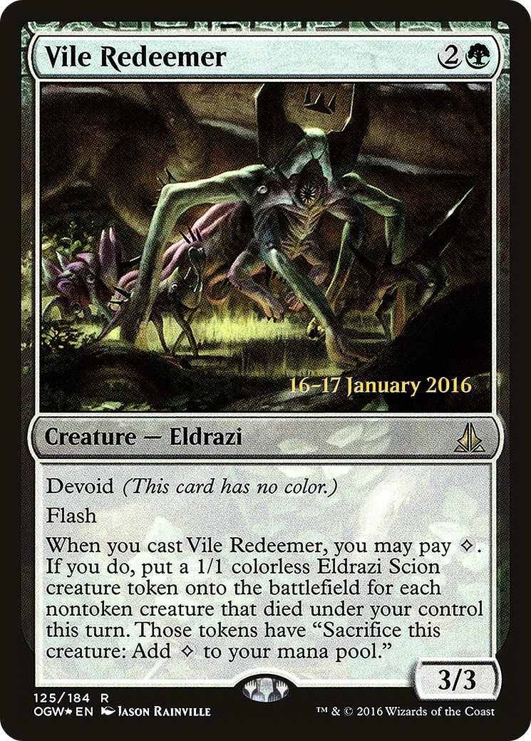 Vile Redeemer (PRE-125S) - : (devoid) Foil