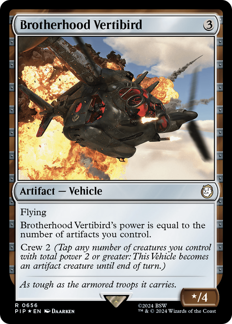 Brotherhood Vertibird (PIP-656) -  Foil