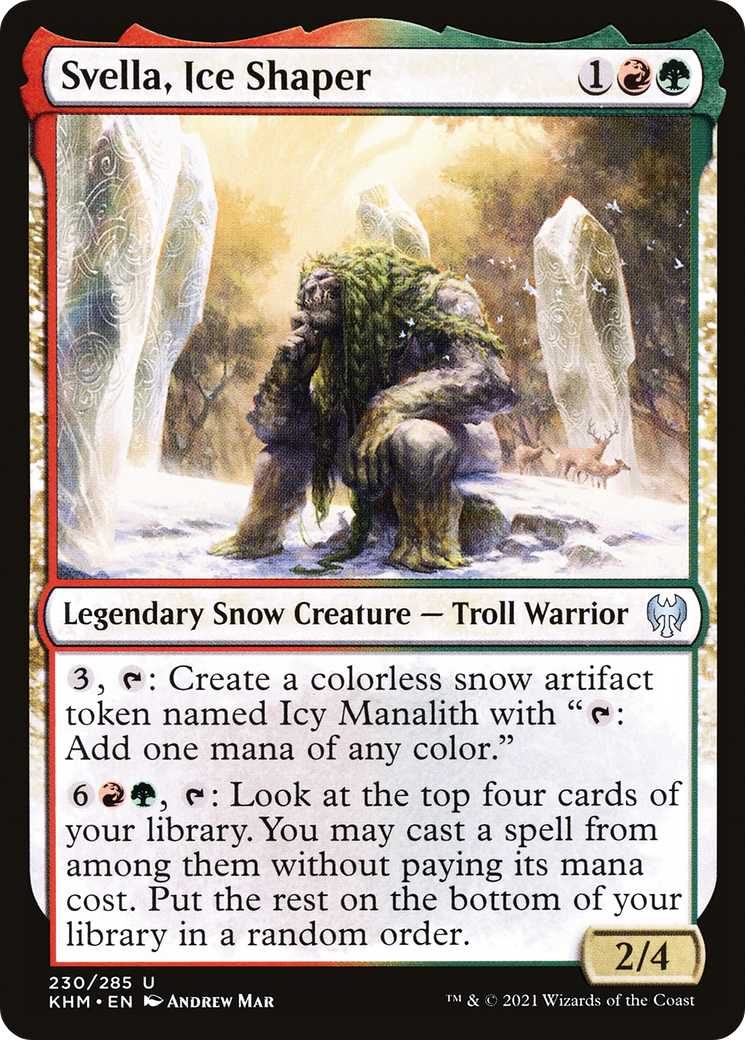 Svella, Ice Shaper (KHM-230) - : (snow) Foil