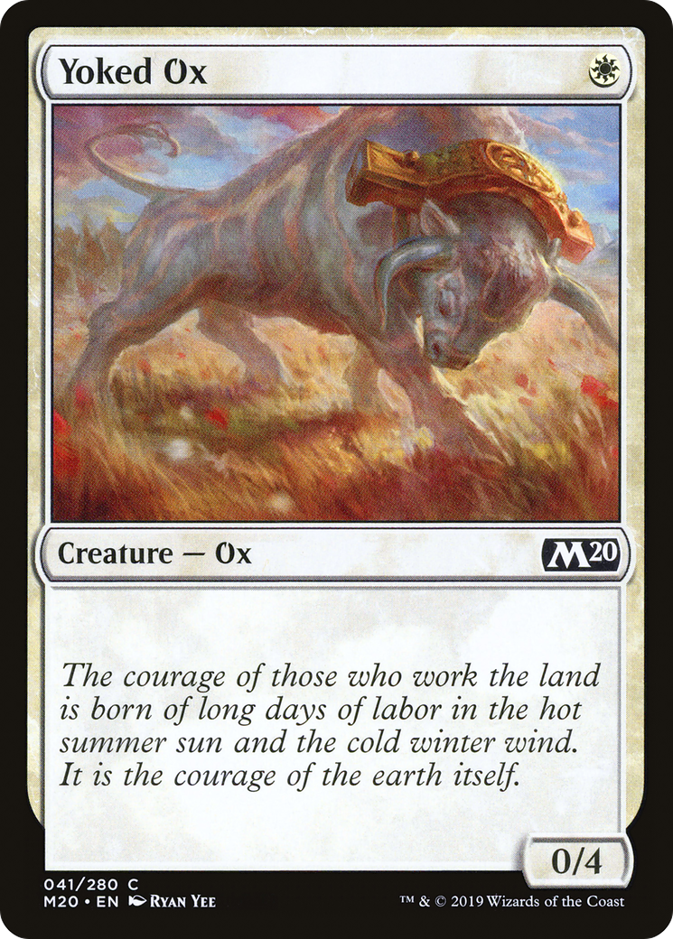 Yoked Ox (M20-041) -  Foil