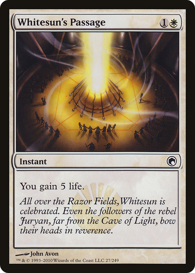 Whitesun's Passage (SOM-027) -  Foil