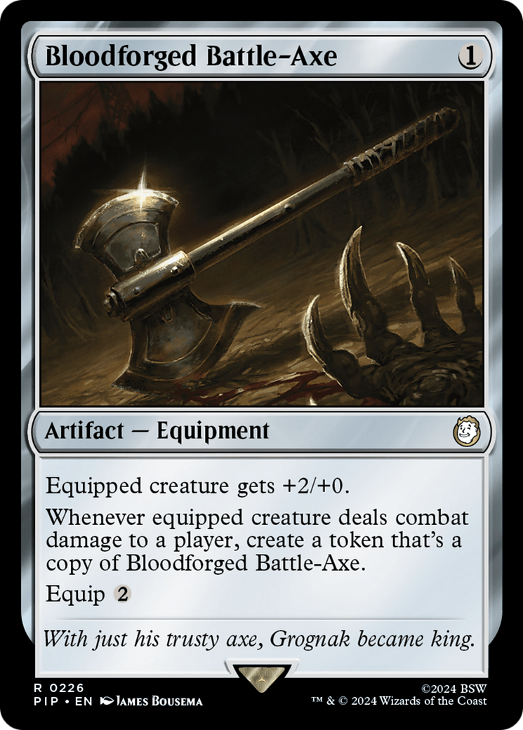 Bloodforged Battle-Axe (PIP-226) -