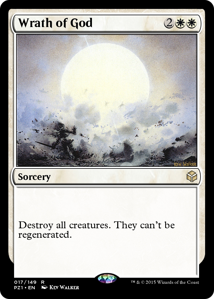 Wrath of God (PZ1-017) -  Foil