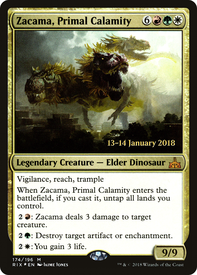 Zacama, Primal Calamity (PRE-174S) -  Foil