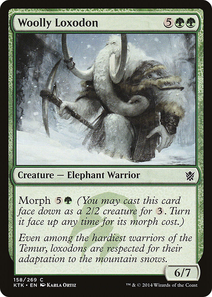 Woolly Loxodon (KTK-158) -  Foil