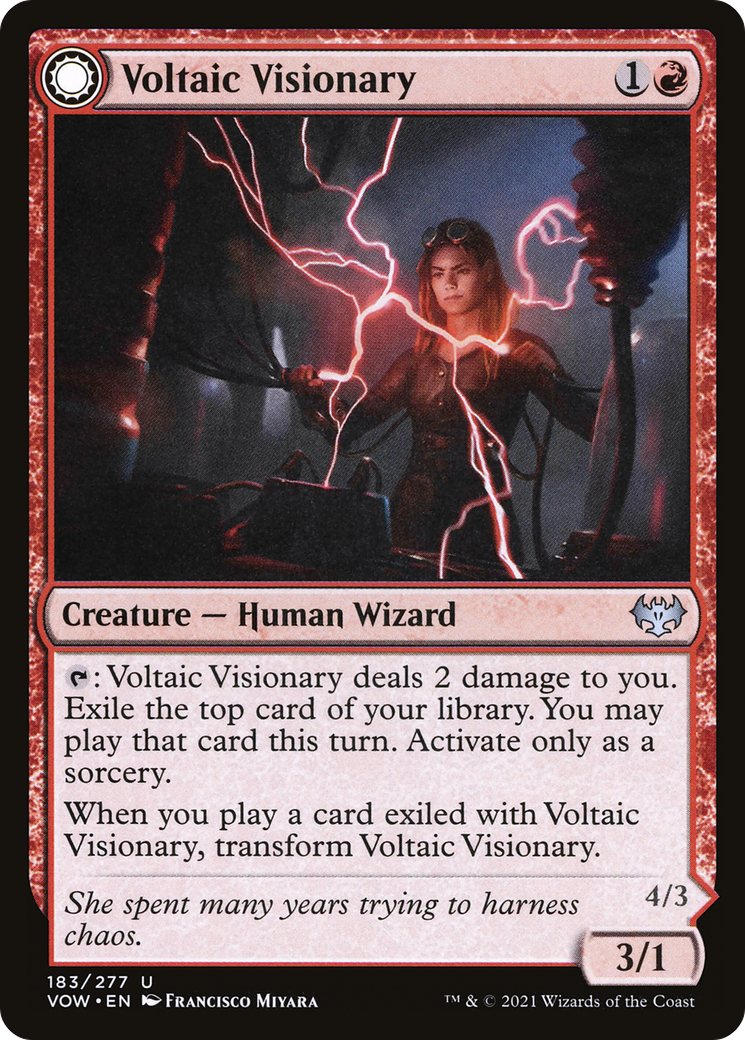 Voltaic Visionary // Volt-Charged Berserker (VOW-183) - : (Double Faced Transform)