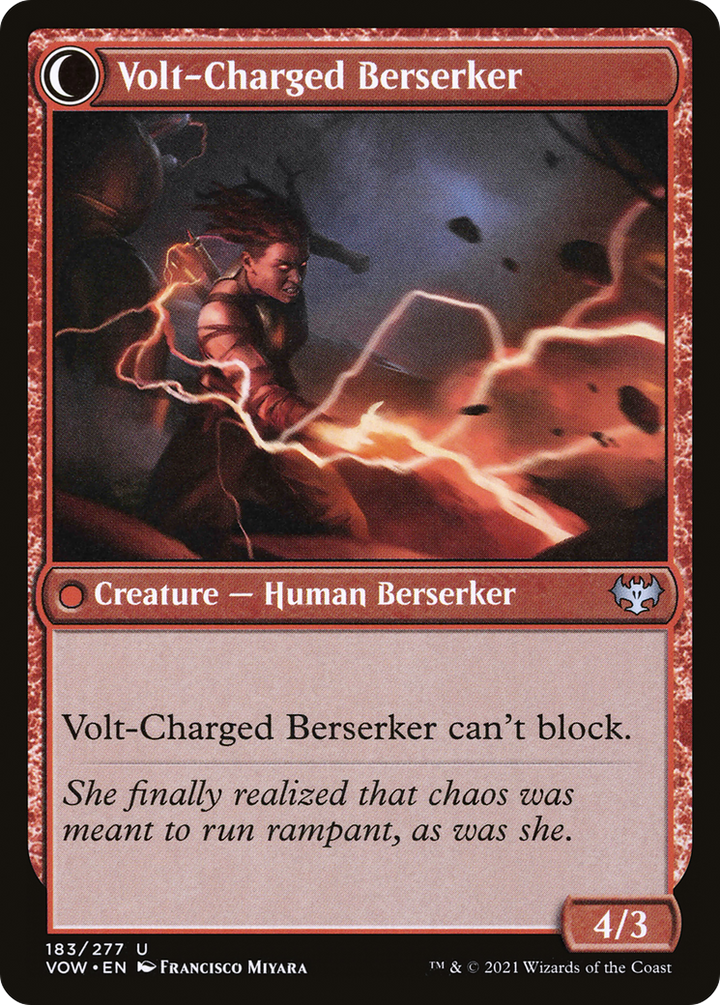 Voltaic Visionary // Volt-Charged Berserker (VOW-183) - : (Double Faced Transform)