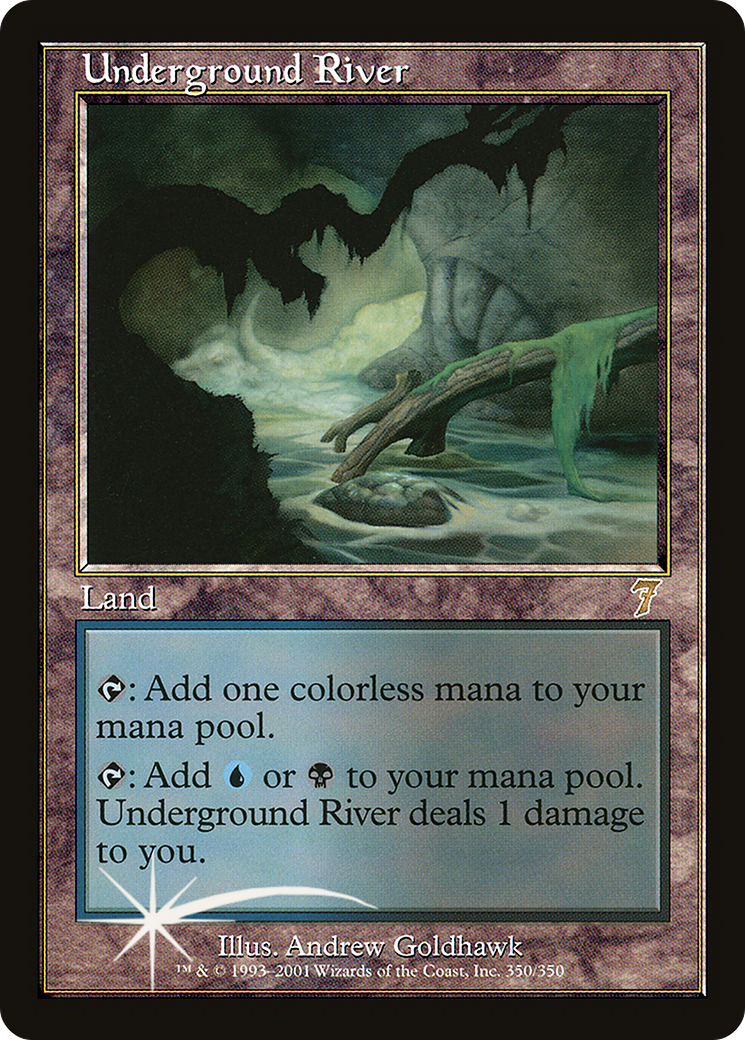 Underground River (7ED-350★) -  Foil