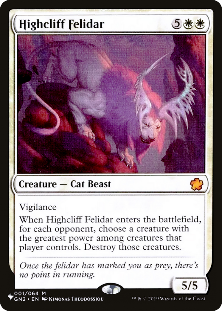 Highcliff Felidar (LIST-GN2-1) -