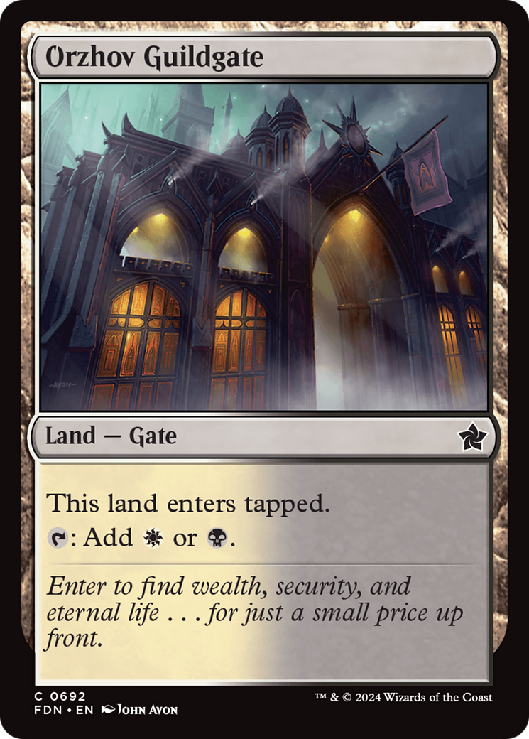 Orzhov Guildgate (FDN-692) -