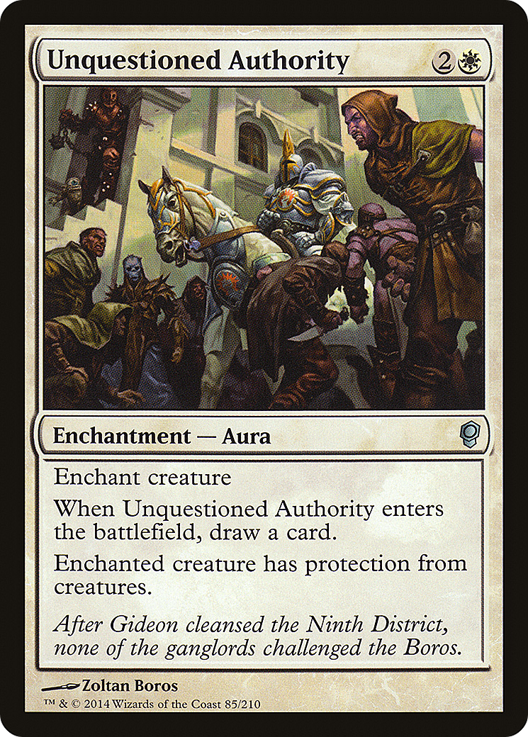 Unquestioned Authority (CNS-085) -  Foil