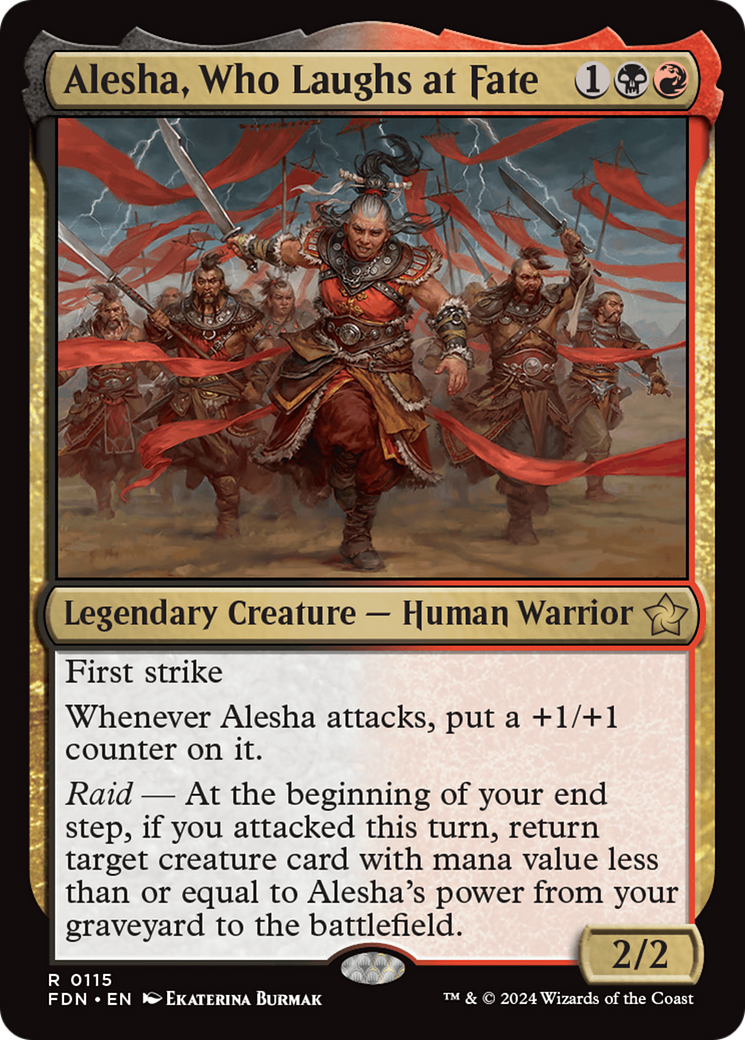 Alesha, Who Laughs at Fate (FDN-115) -  Foil