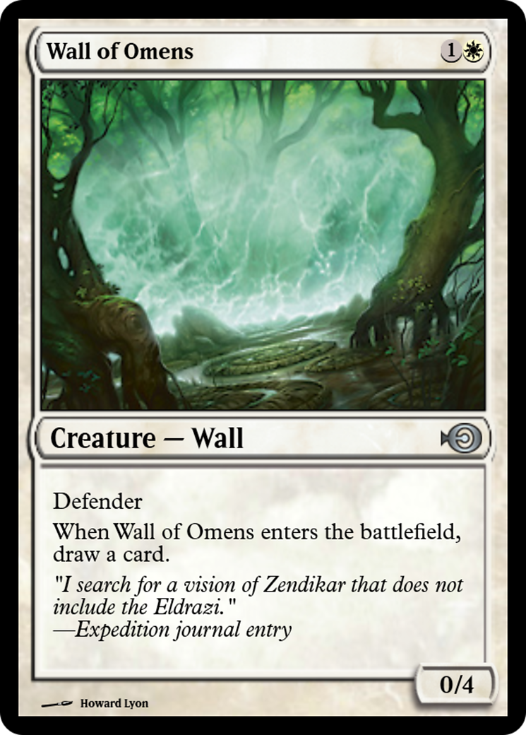 Wall of Omens (PRM-39624) -  Foil