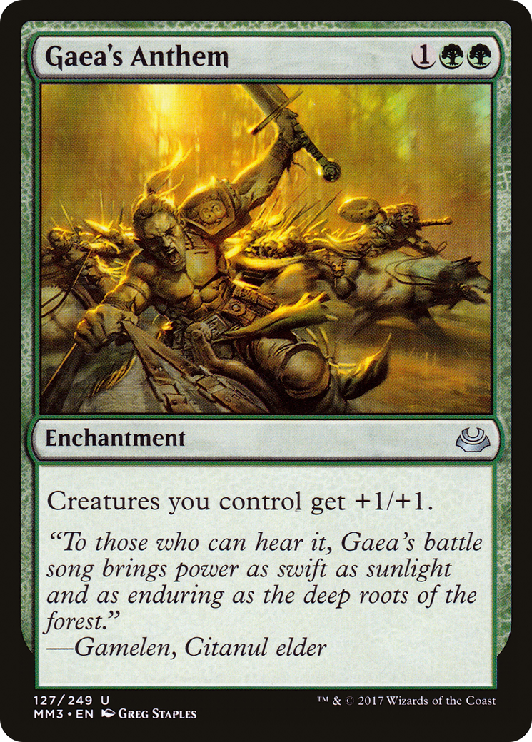 Gaea's Anthem (MM3-127) -  Foil