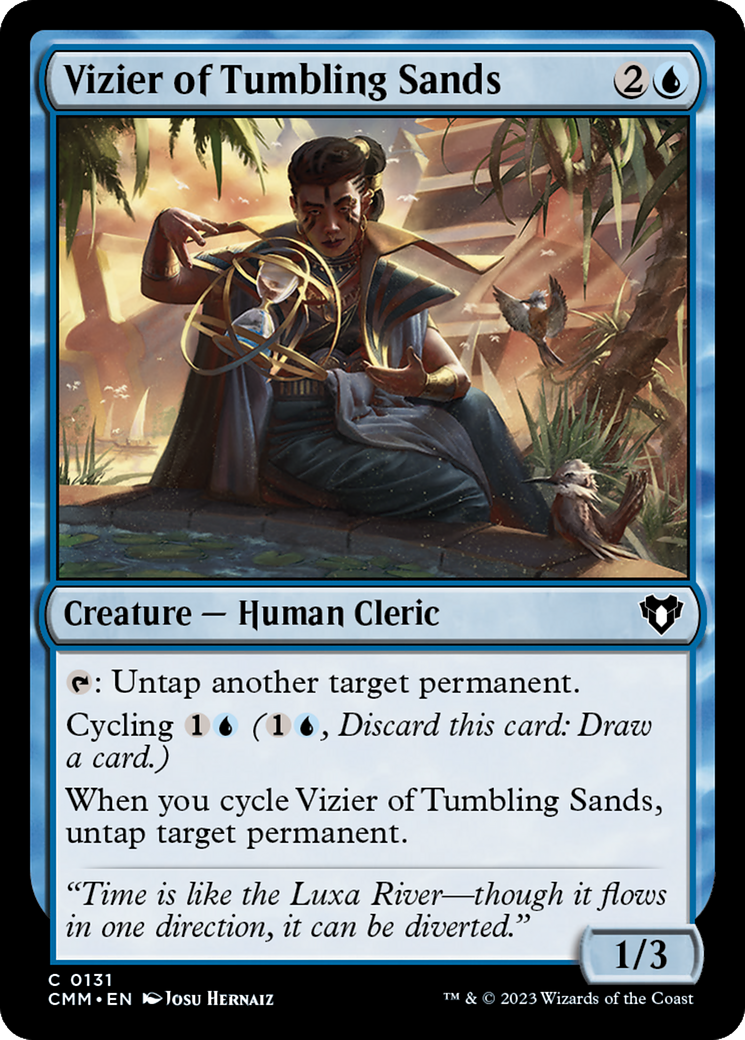 Vizier of Tumbling Sands (CMM-131) -  Foil