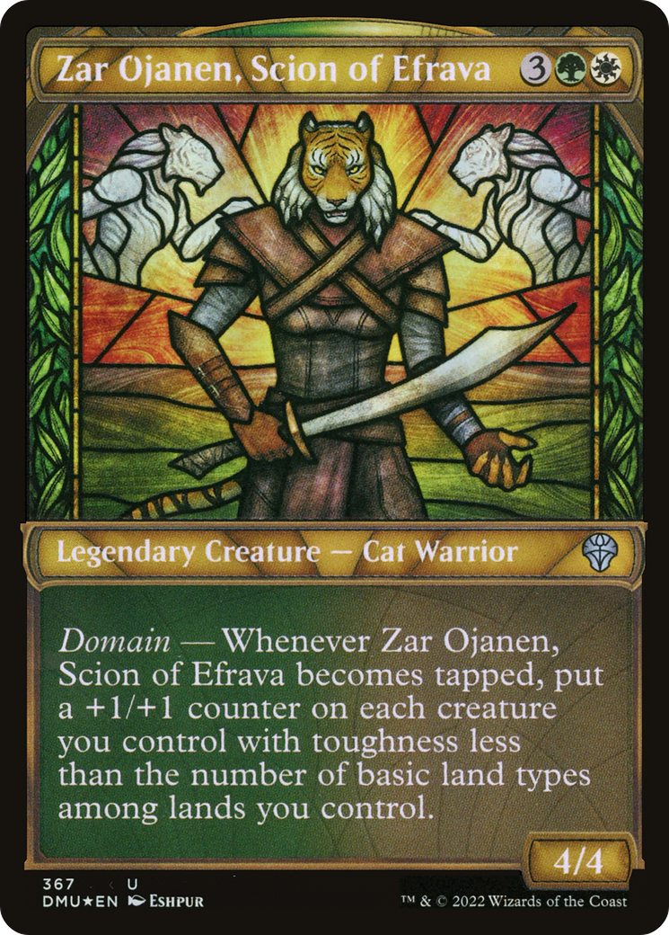 Zar Ojanen, Scion of Efrava (DMU-367) - : (Showcase) Foil