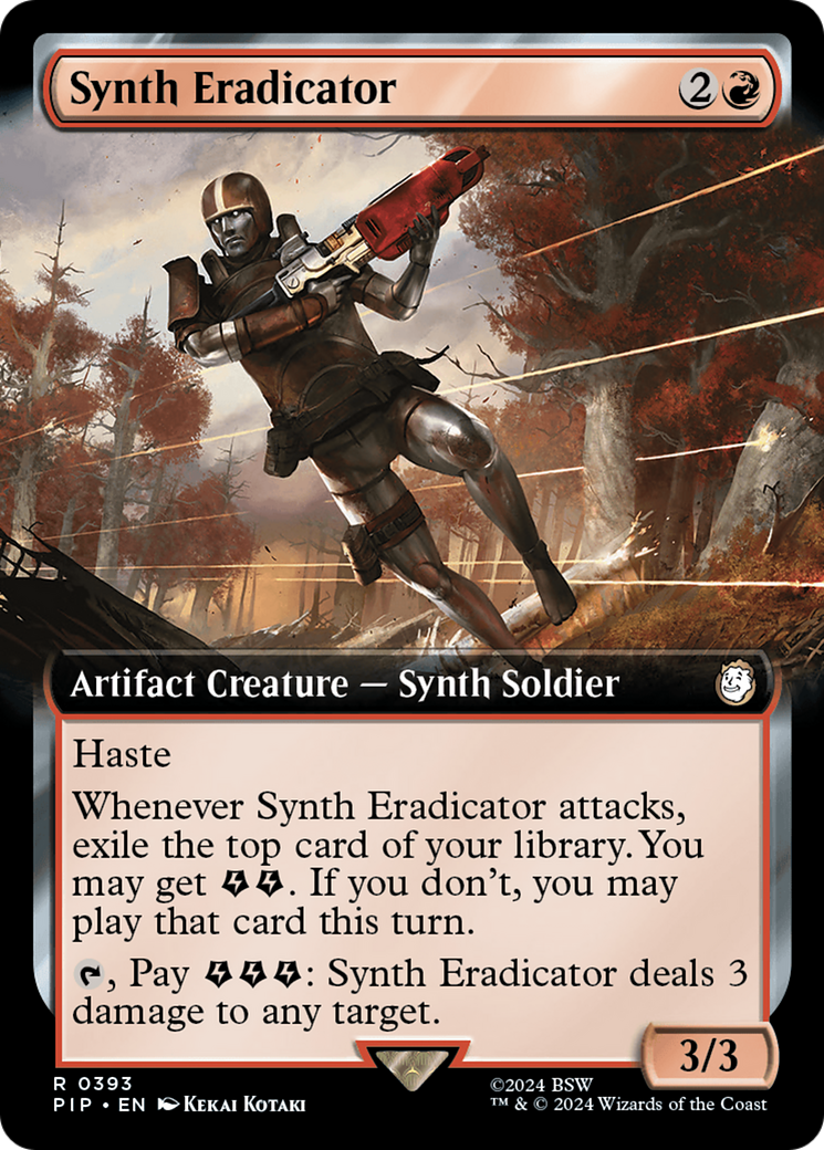 Synth Eradicator (PIP-393) - : (Extended Art) Foil