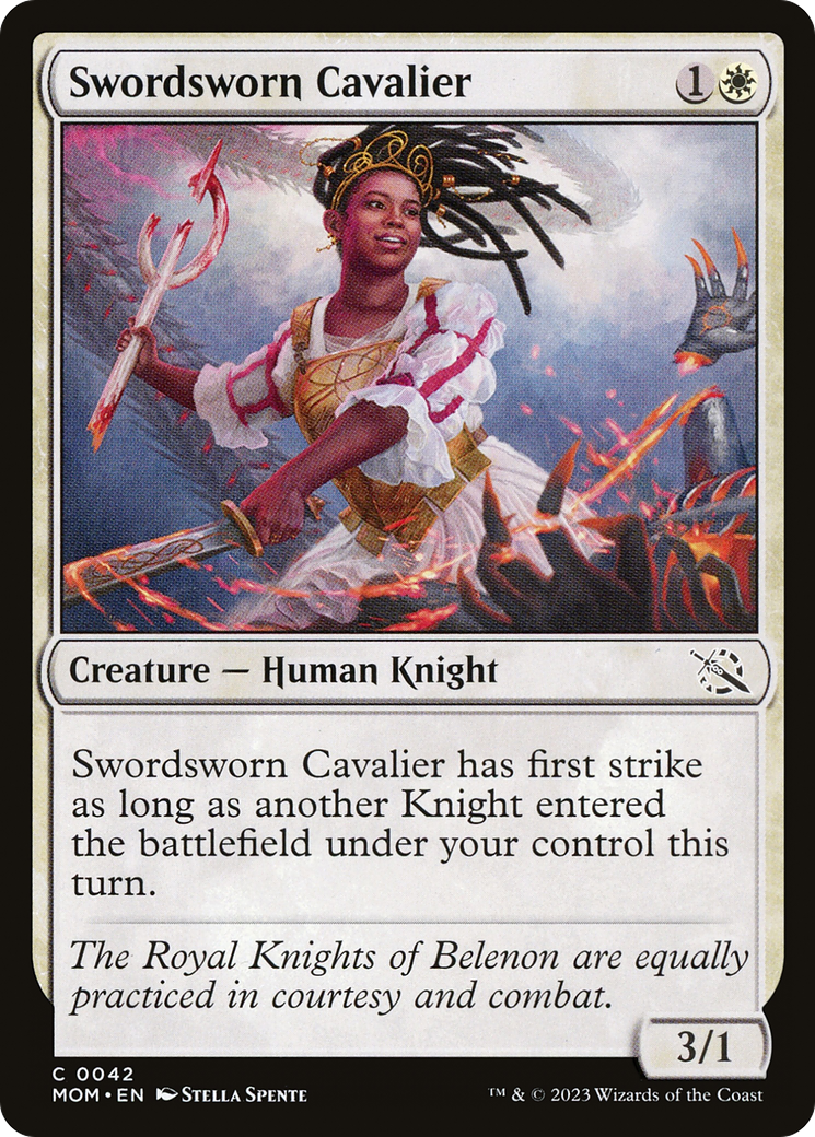 Swordsworn Cavalier (MOM-042) -  Foil