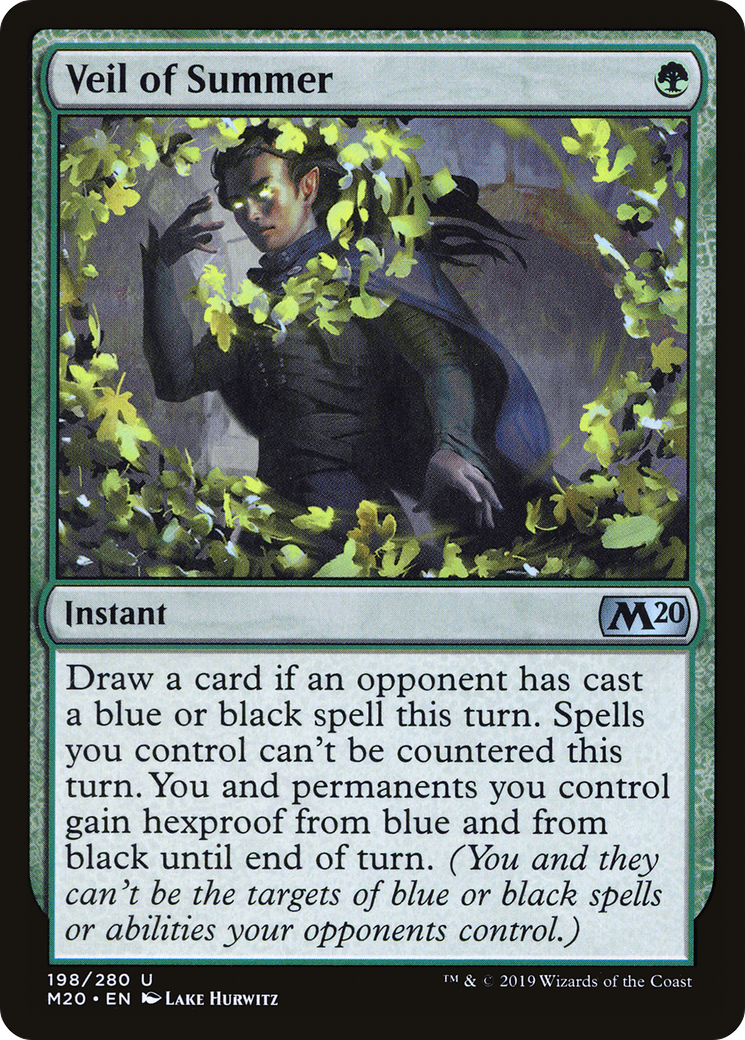 Veil of Summer (M20-198) -  Foil