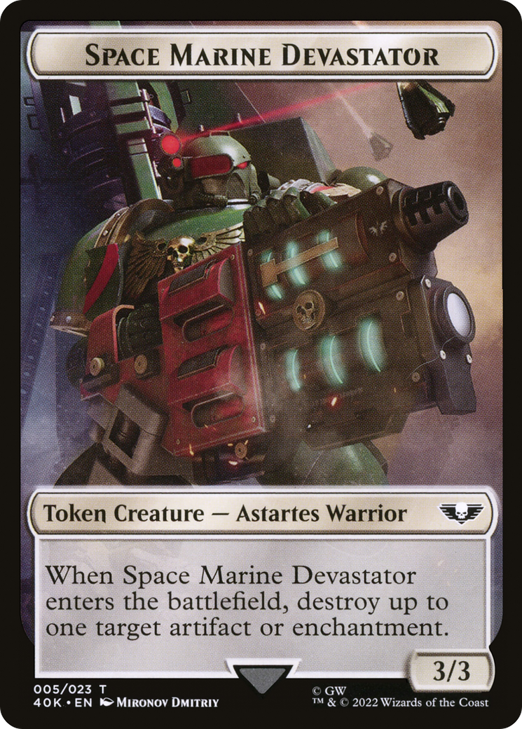 Space Marine Devastator (T40K-005) -