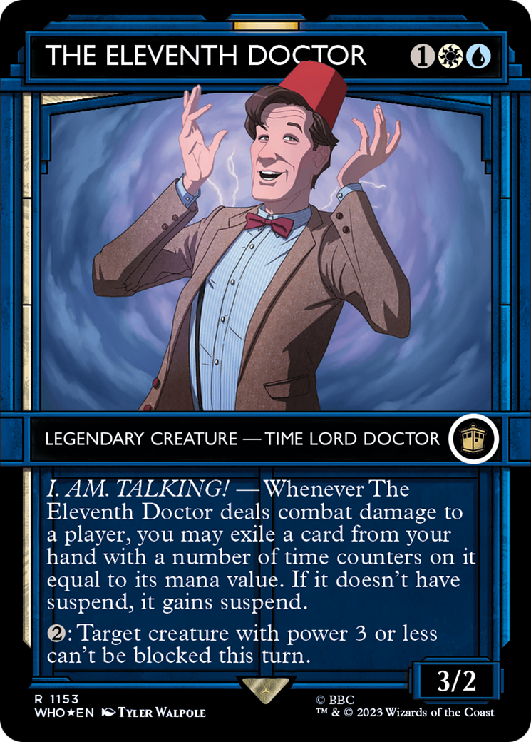 The Eleventh Doctor (WHO-1153) - : (Showcase) (Borderless) Foil