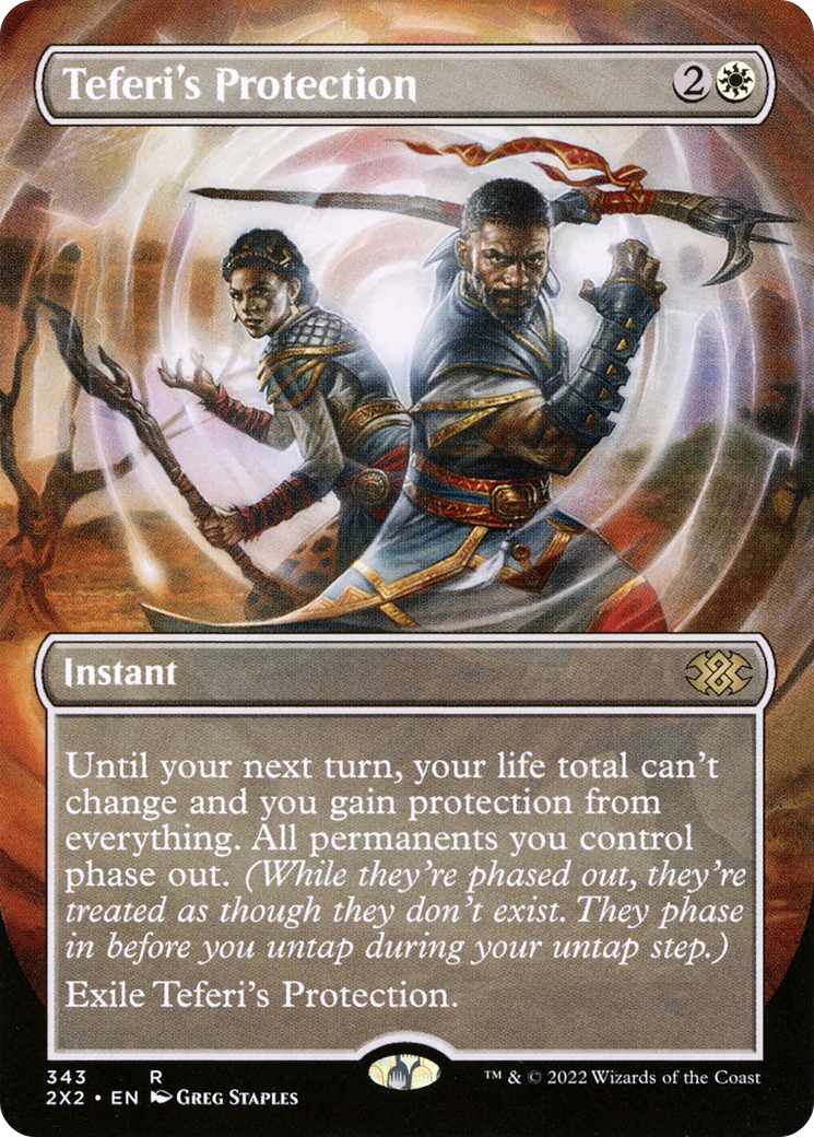 Teferi's Protection (2X2-343) -  (Borderless) Foil