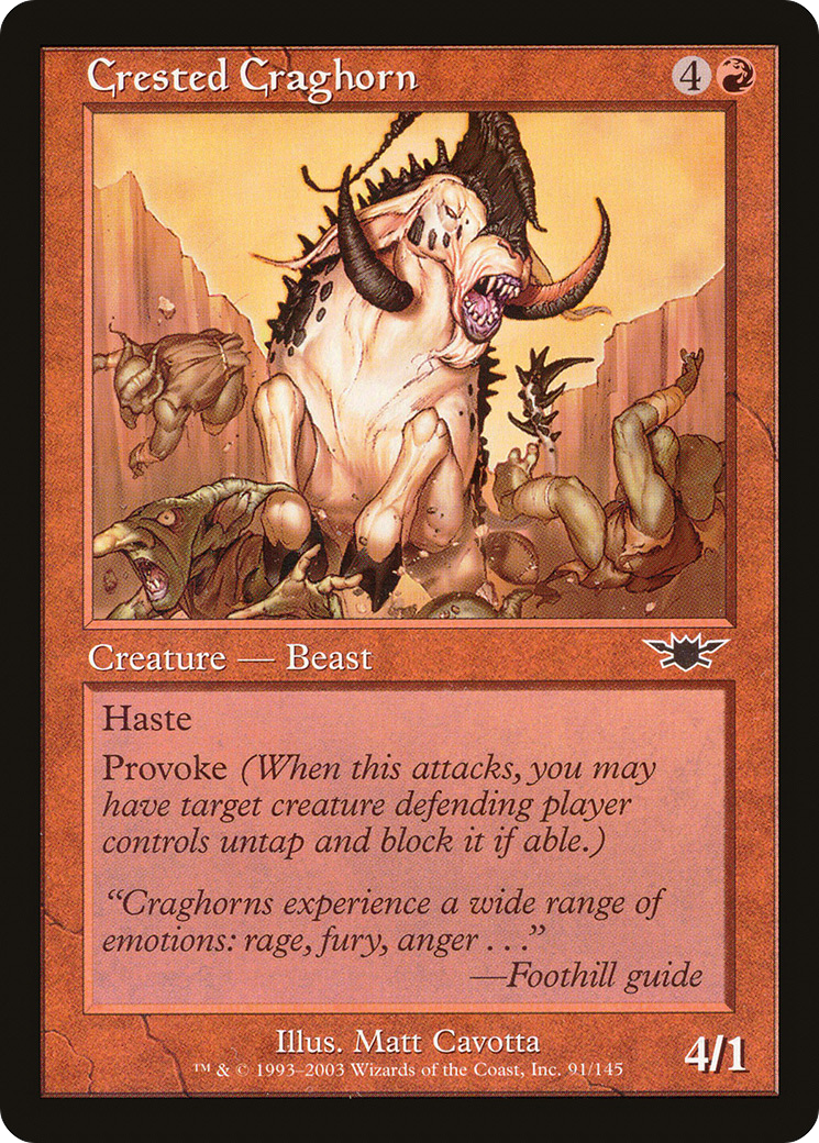 Crested Craghorn (LGN-091) -  Foil