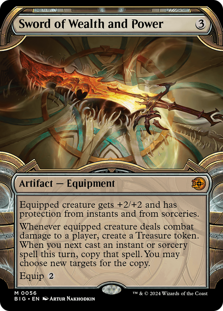 Sword of Wealth and Power (BIG-056) - : (Showcase) Foil