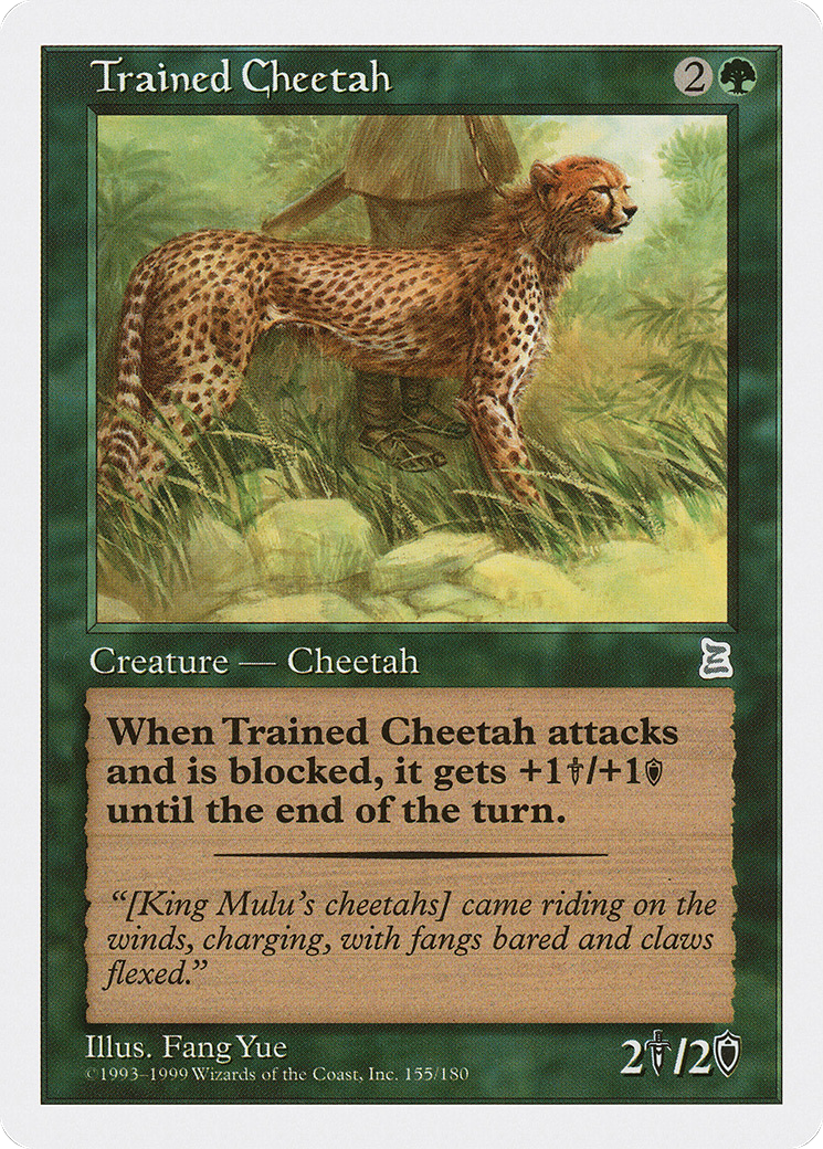 Trained Cheetah (PTK-154) -