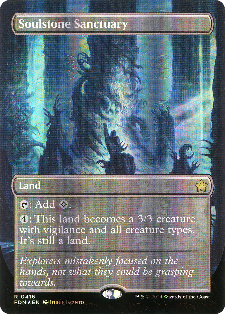 Soulstone Sanctuary (FDN-416) -  (Borderless) Foil